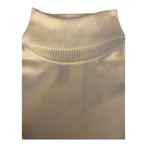 Josephine Chaus sweater, winter white, turtleneck, size XL - Picture 4 of 5